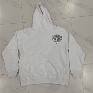 Amiri Hoodie Pullover for Men White Dreams & Imaginations Logo Size Large